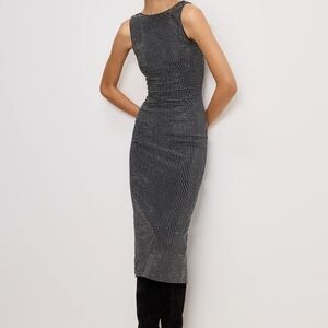 Good American Crystal Midi Dress.